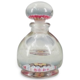 French Cased Glass Millefiori Perfume Bottle