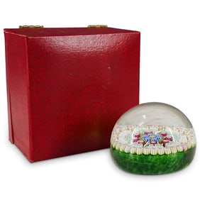 Perthshire Art Glass Millefiori Paperweight