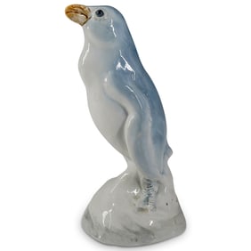 Art Deco Etling Paris Porcelain Penguin Lamp