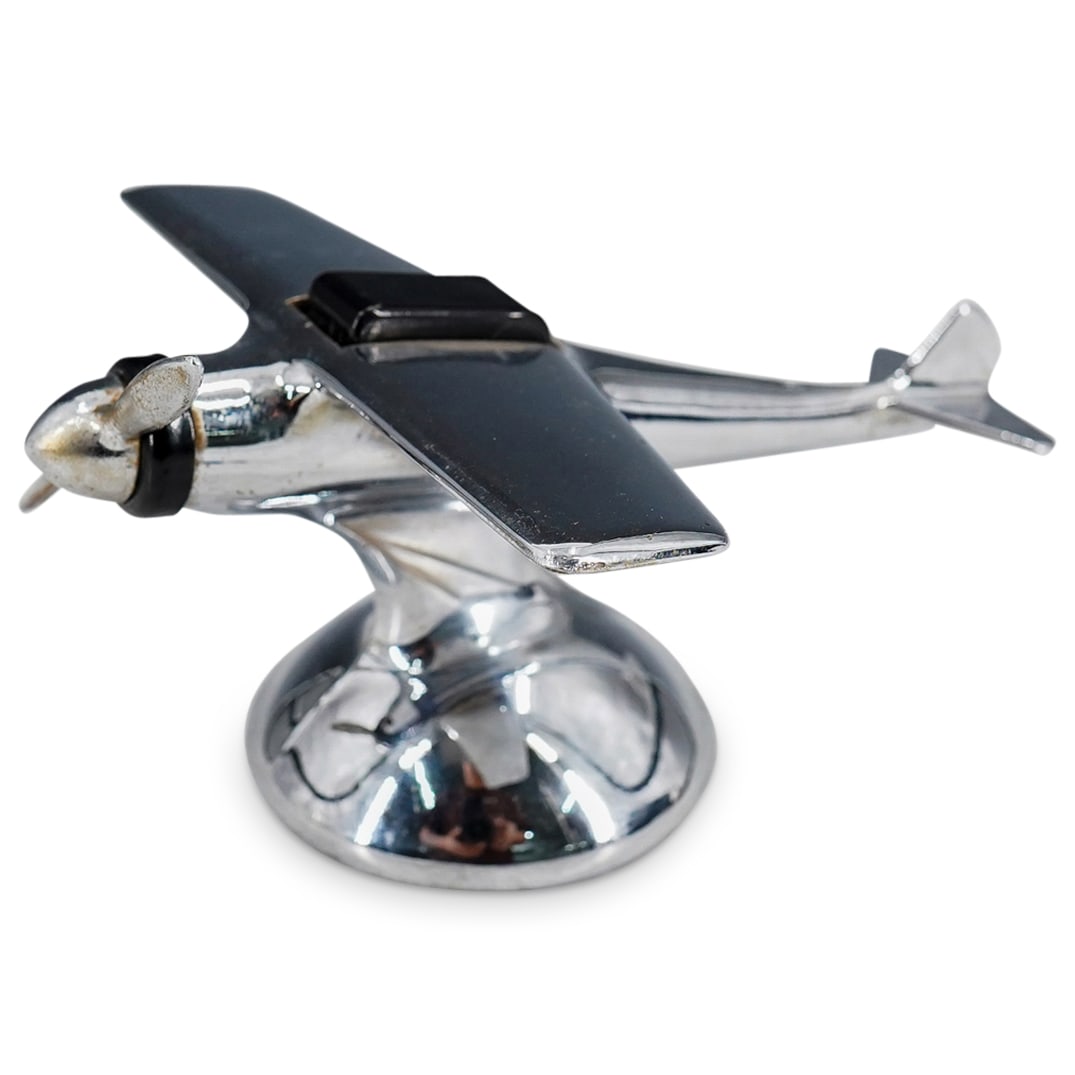 Hamilton Art Deco Chrome Airplane Lighter (1 of 6)