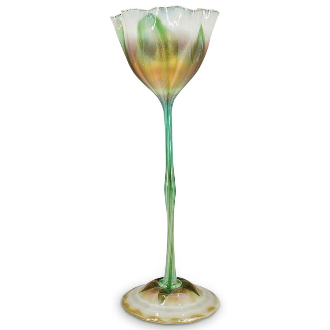 Antique Louis Comfort Tiffany Favrile Glass Vase (1 of 7)