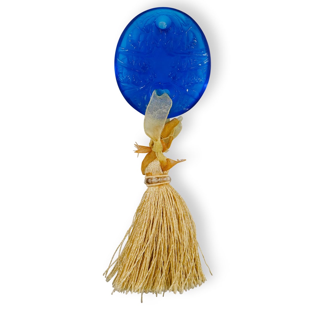 Rene Lalique "Guepes" Glass Pendant (1 of 6)