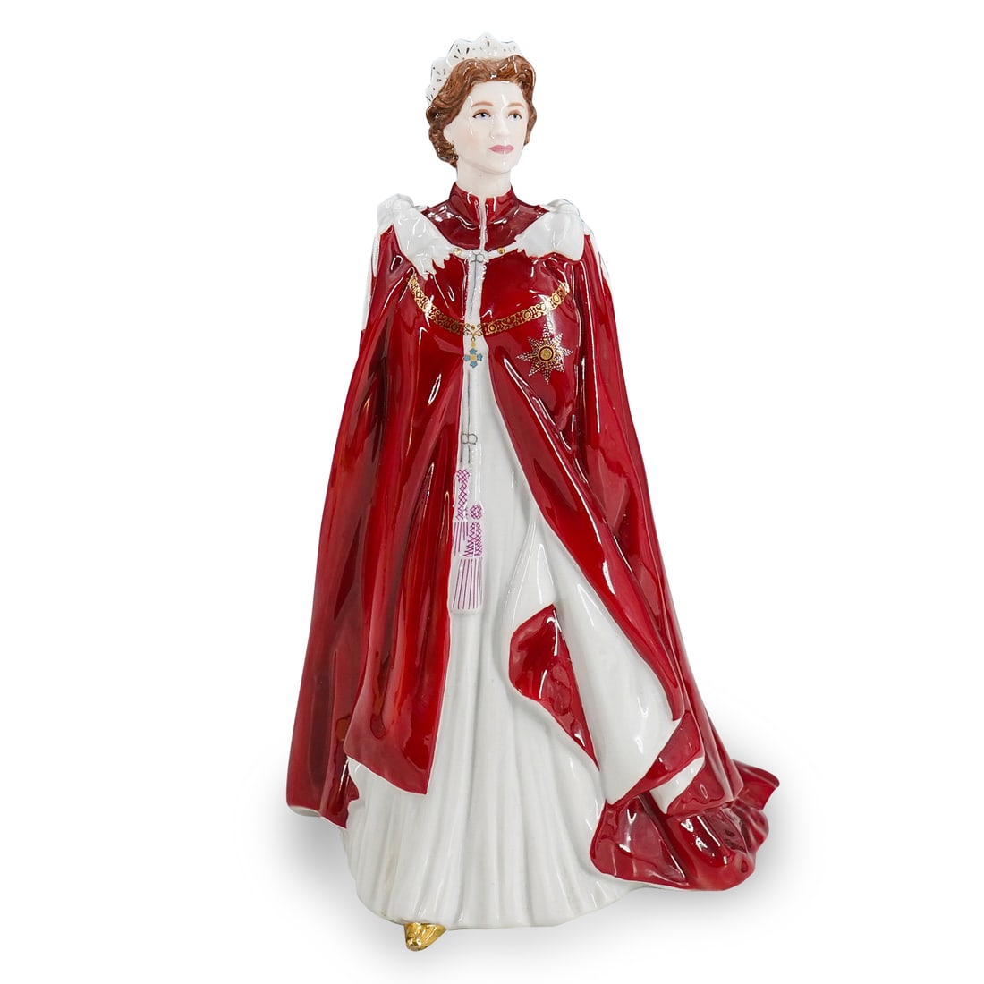 Royal Worcester Queen Elizabeth II Porcelain Figurine (1 of 6)