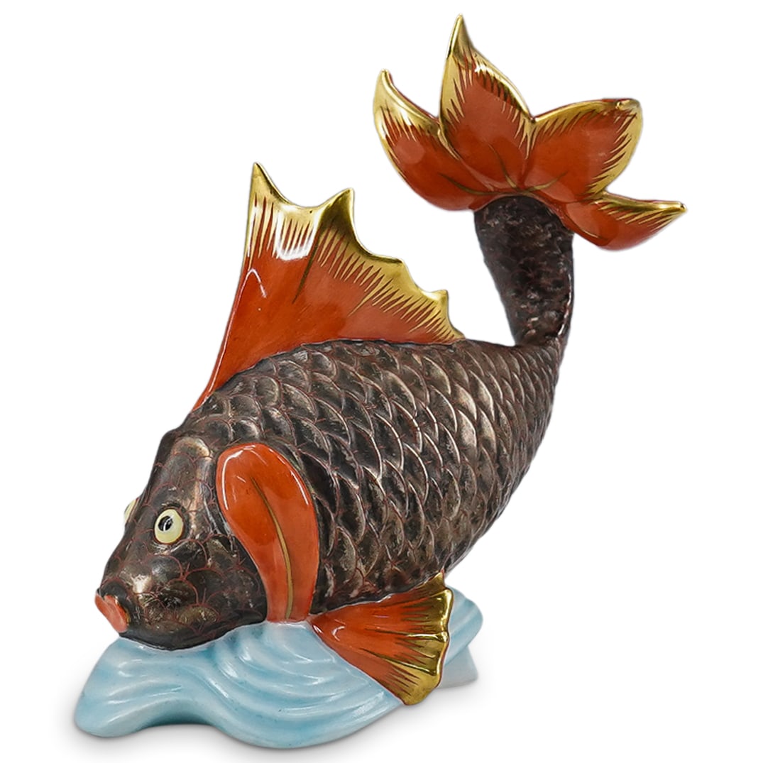 Herend Porcelain 'Koi Fish' Figurine (1 of 5)