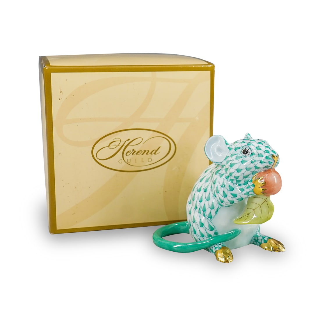 Herend 2008 Guild "Meadow Mouse" Porcelain Figurine (1 of 5)