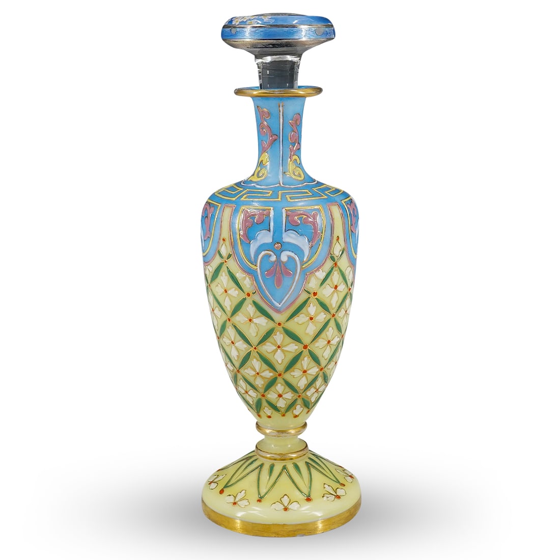 Vintage Enamel Porcelain Perfume Bottle (1 of 5)
