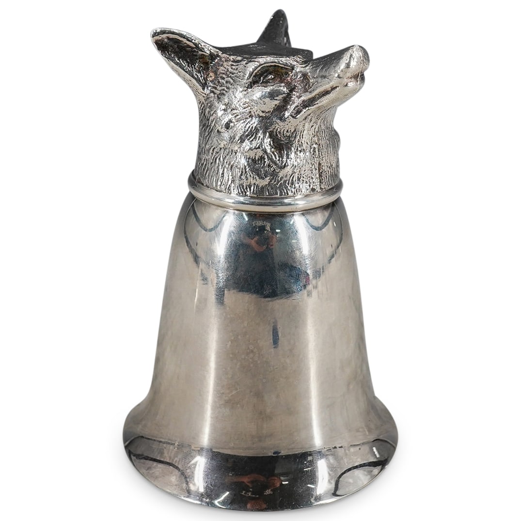 Vintage Silver Plated Fox Stirrup Cup (1 of 5)