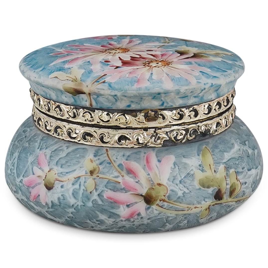 Antique 1900s Kelva Hinged Dresser Trinket Box (1 of 6)