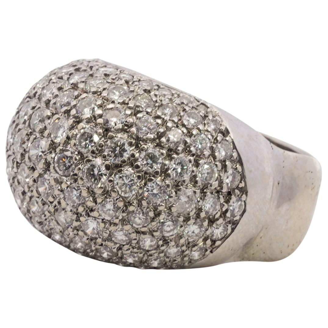 Vintage 14k Gold and 2.25ct Pave Diamond Ring (1 of 5)