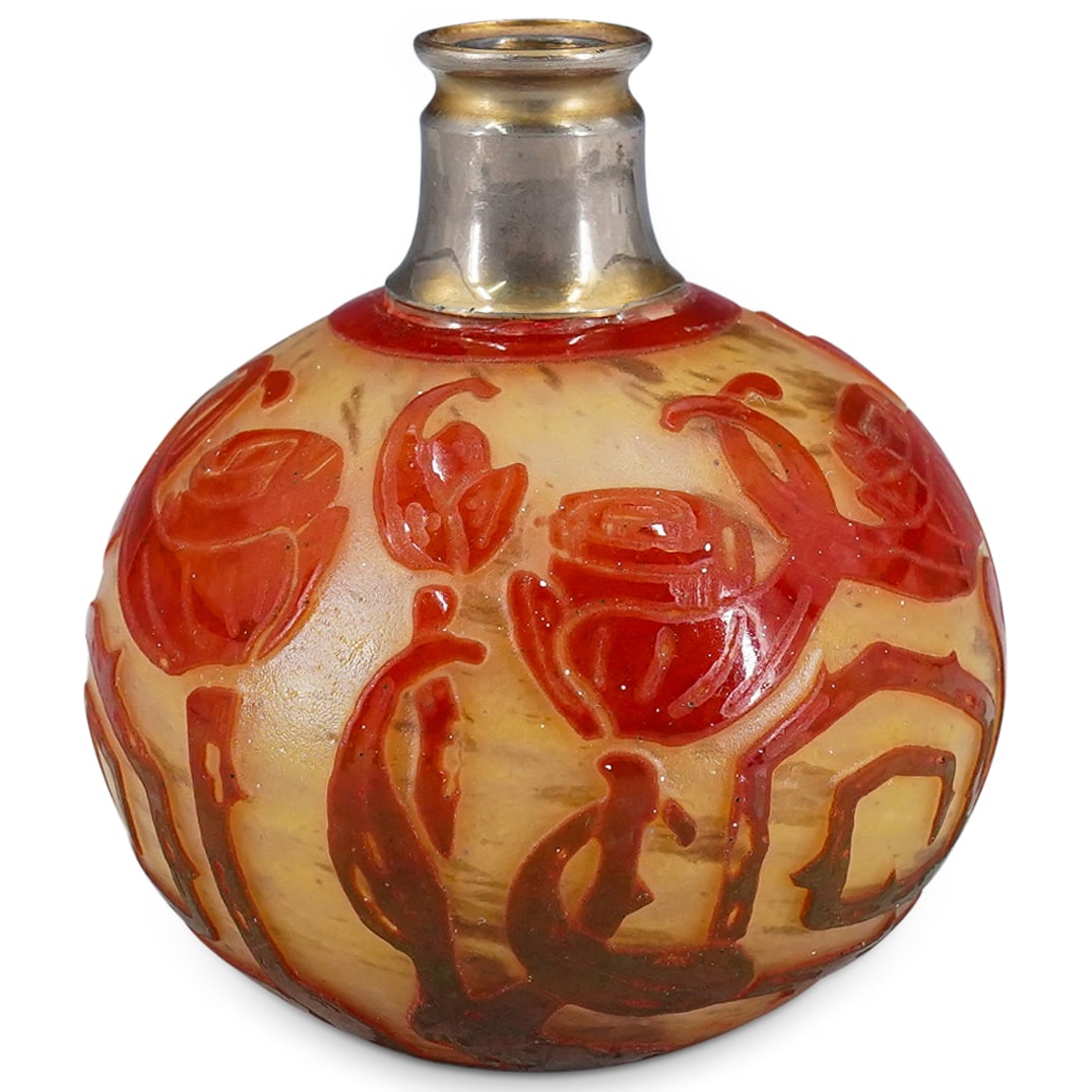 Le Verre Francais Cameo Glass Perfume Bottle (1 of 4)