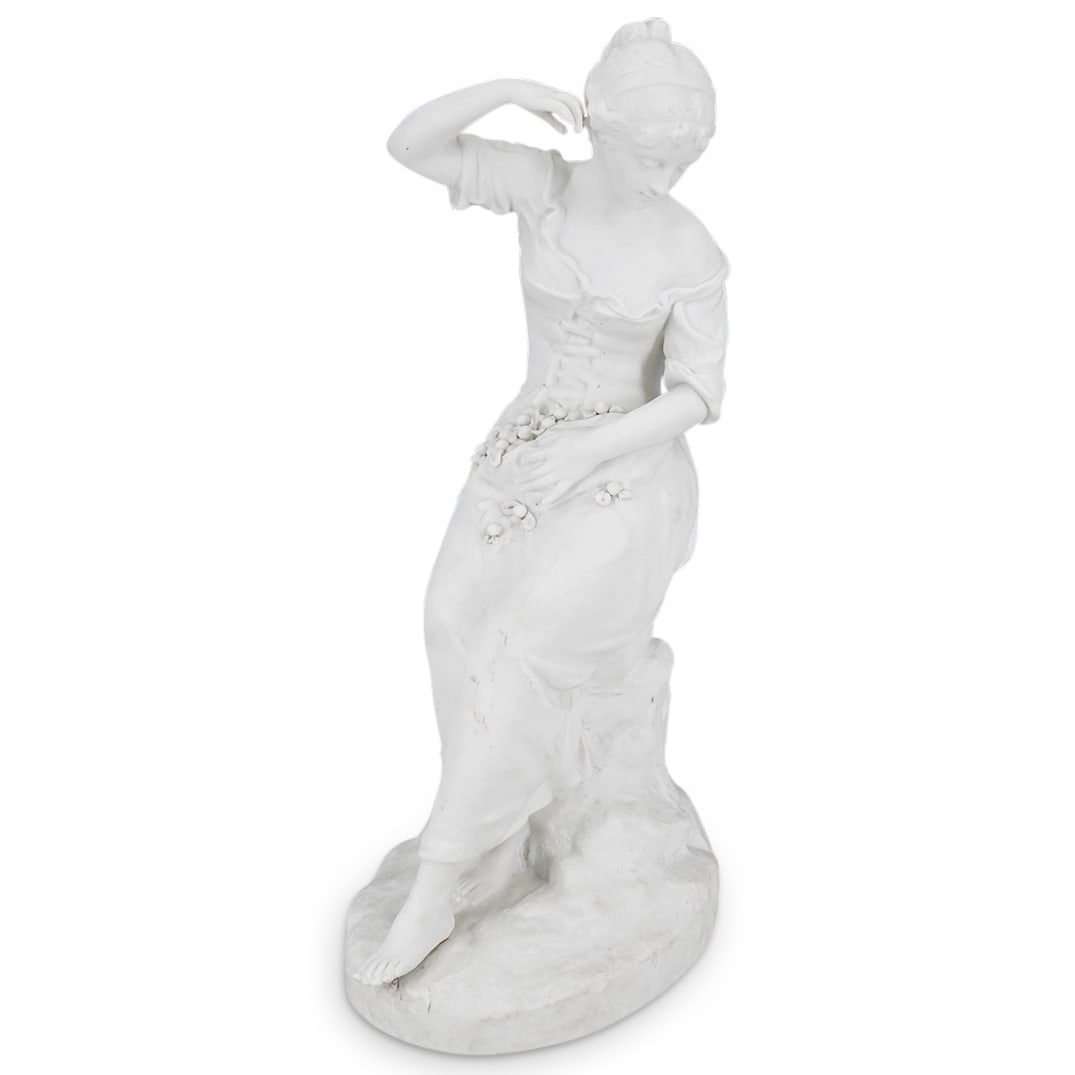 Charles Octave Levy (French, 1820-1899) Bisque Lady Figurine (1 of 8)