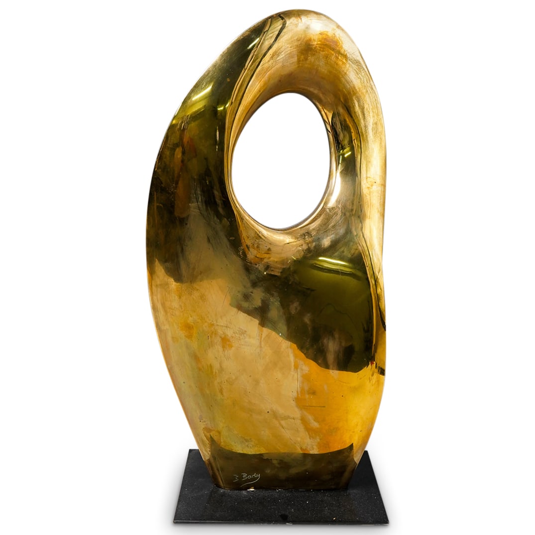 Modernist School Gilt Abstract Bronze (1 of 4)
