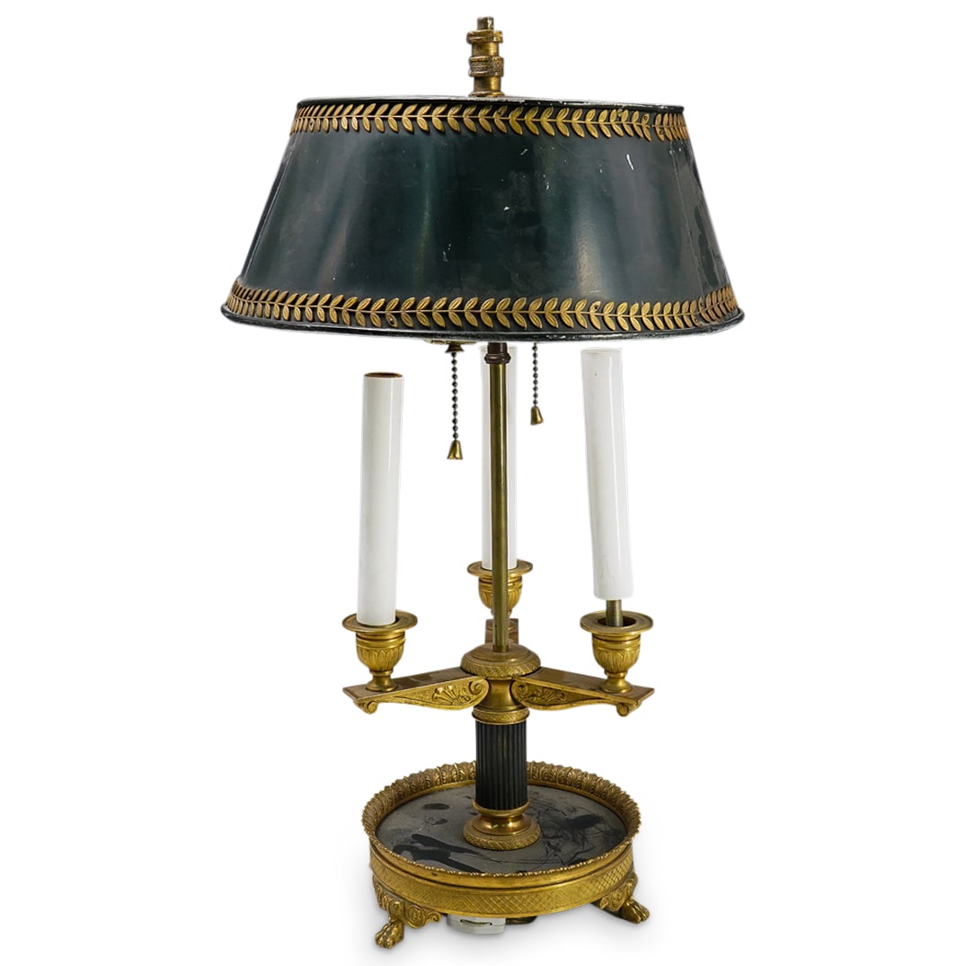 19th Century French Bouillotte Table Lamp (1 of 9)