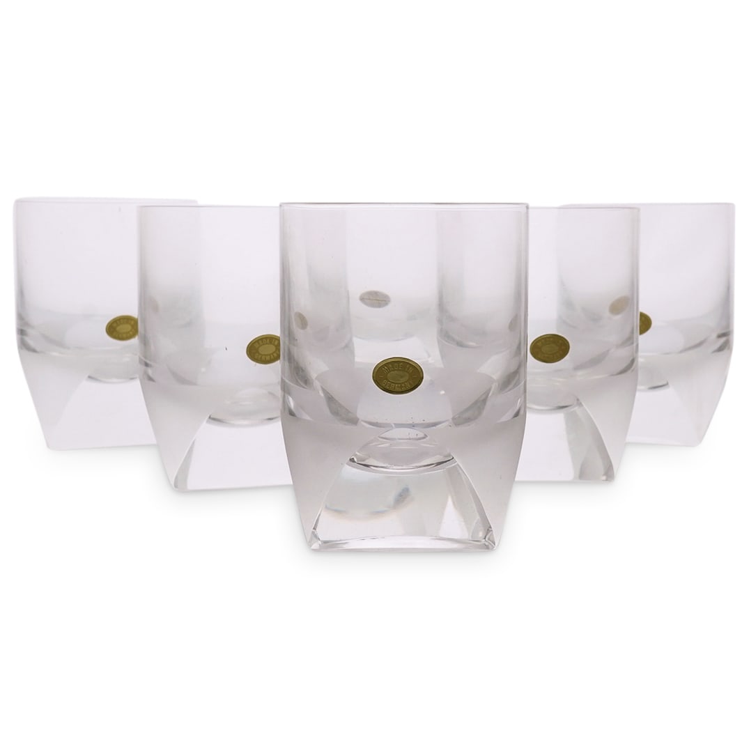 (6 Pc) Vintage Rosenthal Skal Glass Tumblers In Box (1 of 10)