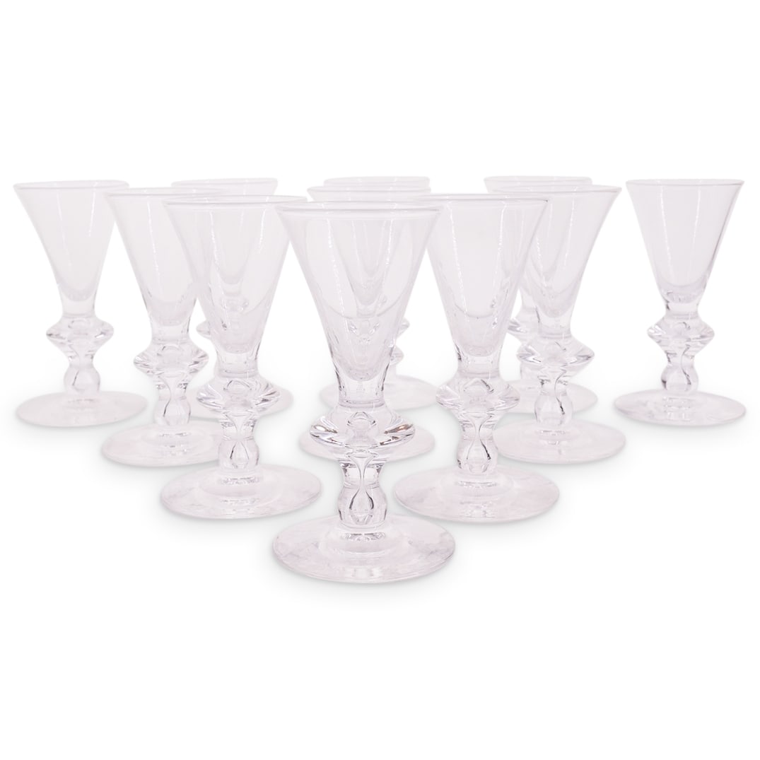 (11 Pc) Steuben Sherry Glasses (1 of 6)