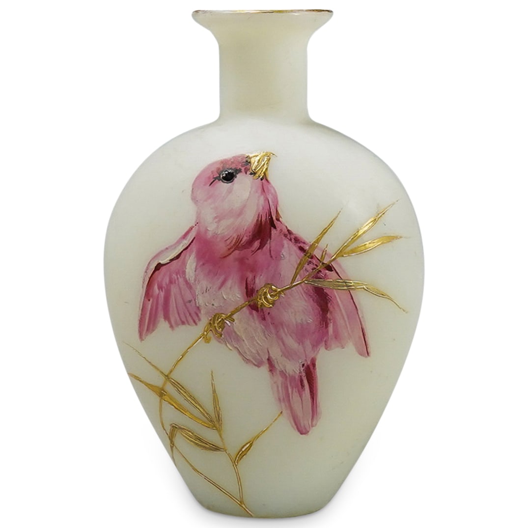 Antique American Mount Washington Glass Vase (1 of 4)