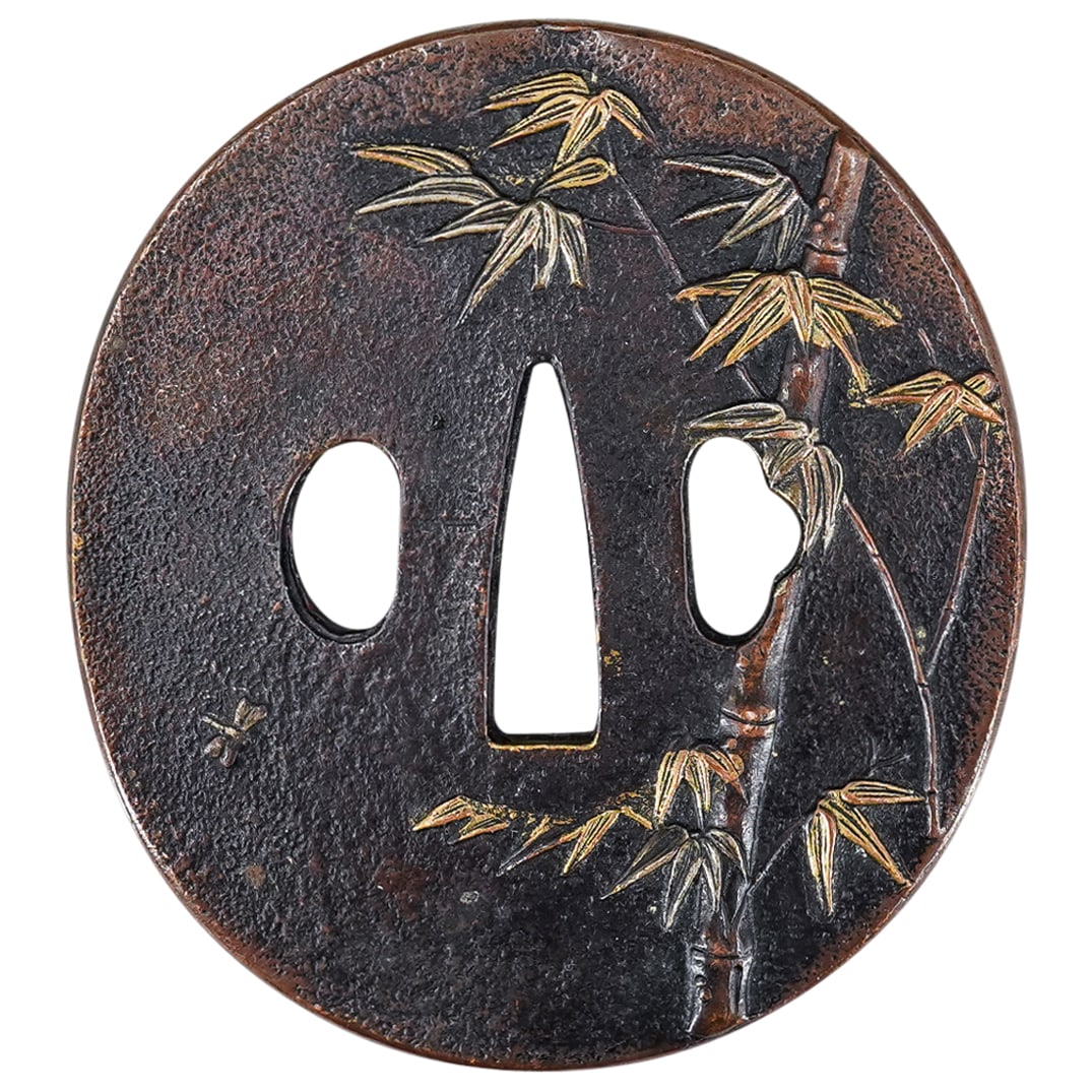 Japanese Mixed Metal Tsuba (1 of 3)