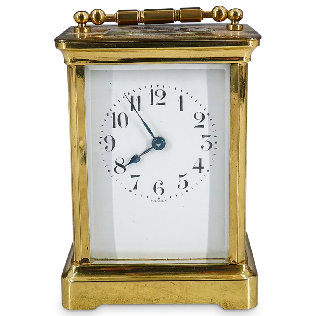 Antique French Brass Carriage Clock (1 of 8)