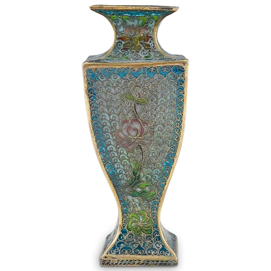 Chinese Plique a Jour Vase (1 of 5)