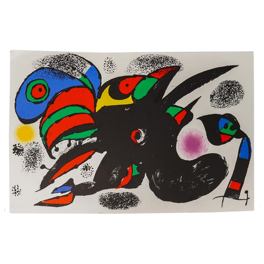 Joan Miro (1893-1983) "Numero 47" Lithograph (1 of 5)