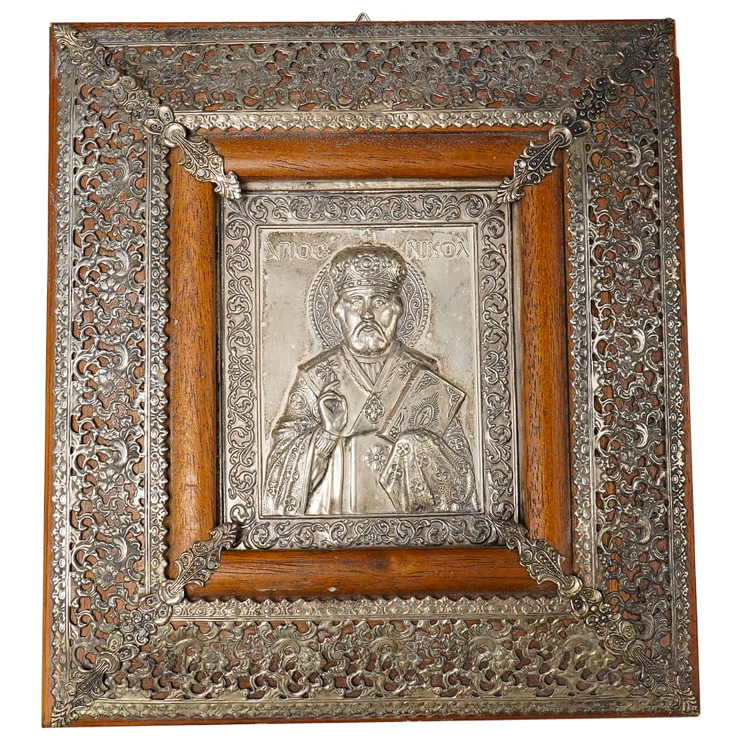 Greek Orthodox Icon St. Nicholas (1 of 7)