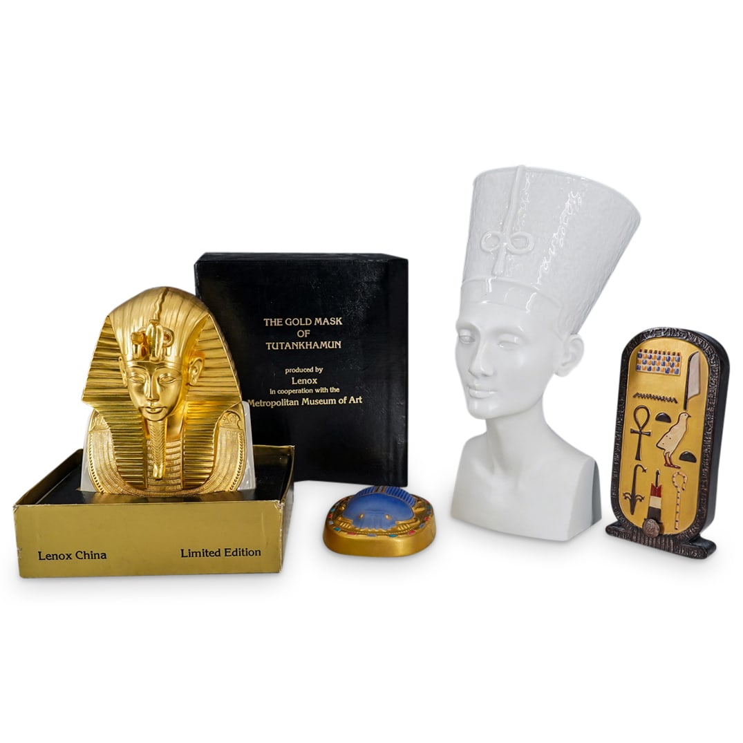 (4 Pc) Porcelain Egyptian Memorabilia (1 of 20)
