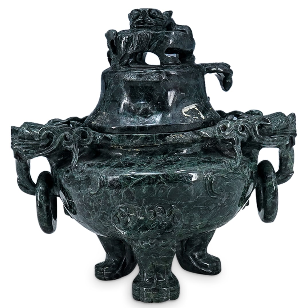 Chinese Carved Jade Censor (1 of 11)