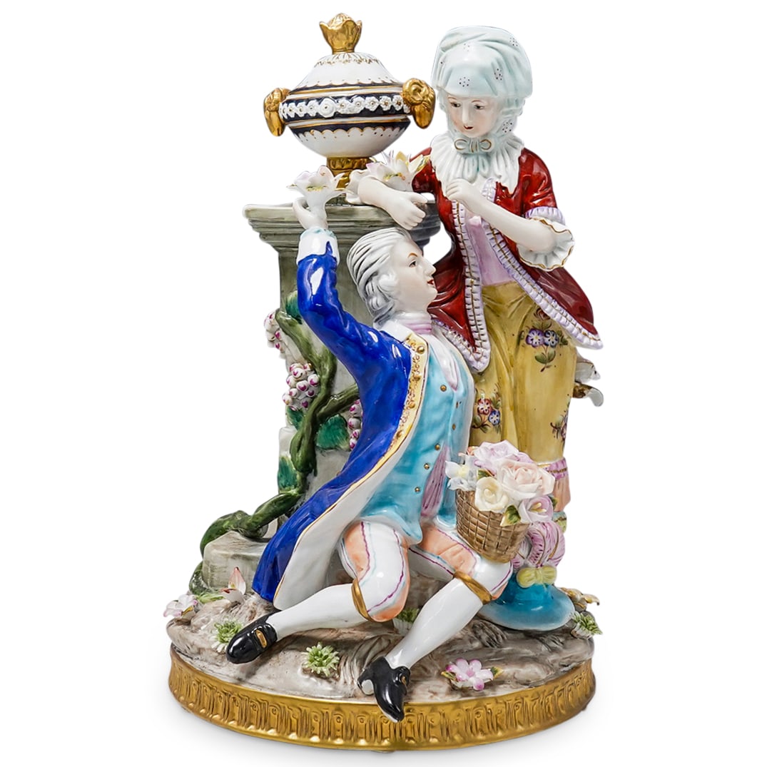 Antique German Dresden Porcelain Group Figure (1 of 7)