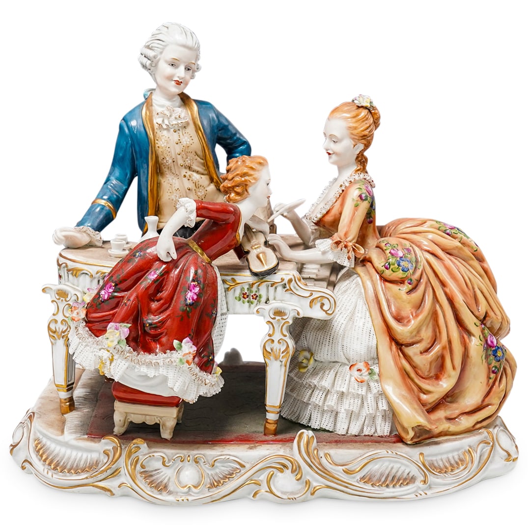 Antique German Dresden Porcelain Group Figure (1 of 10)