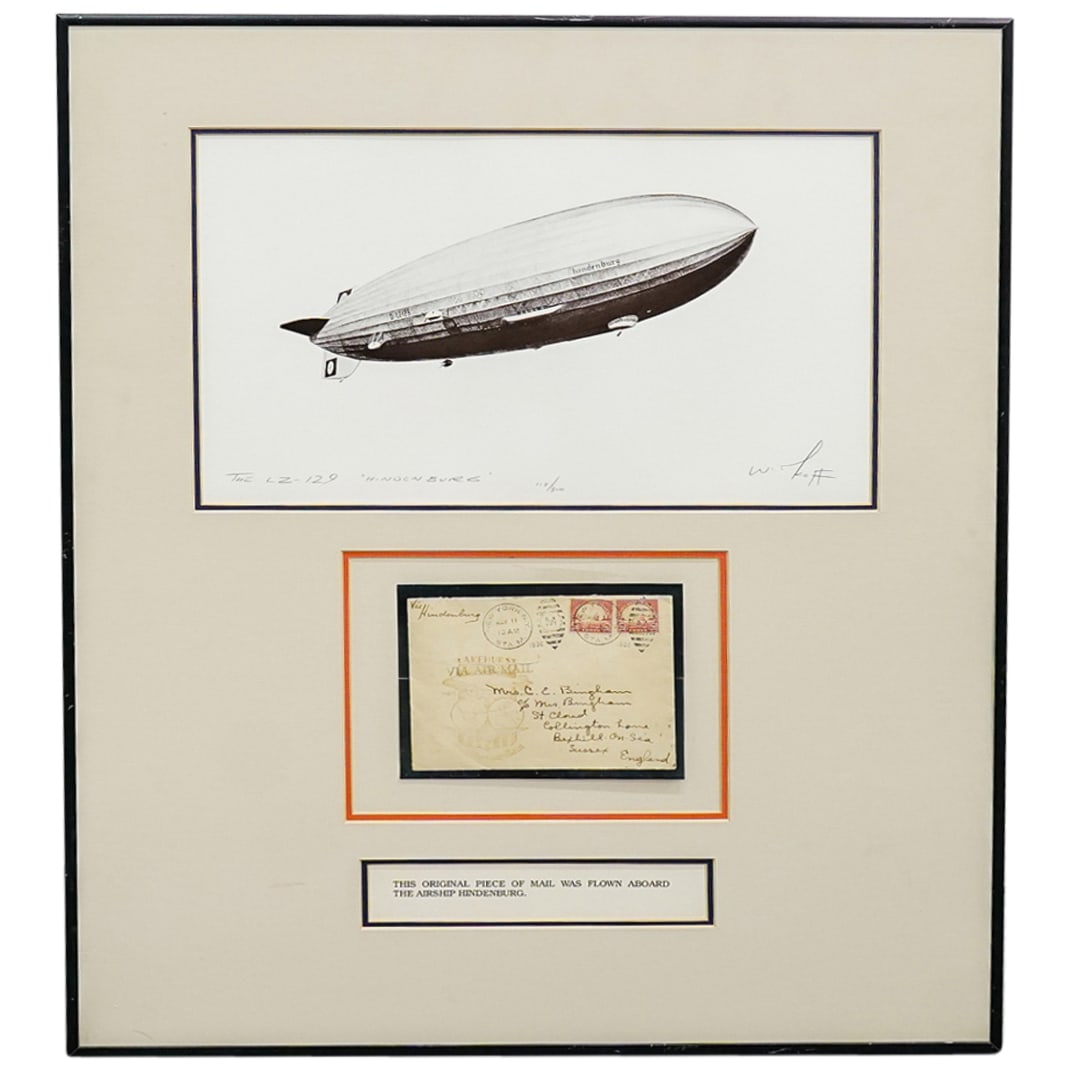 1936 Hindenburg Flown Envelope (1 of 7)