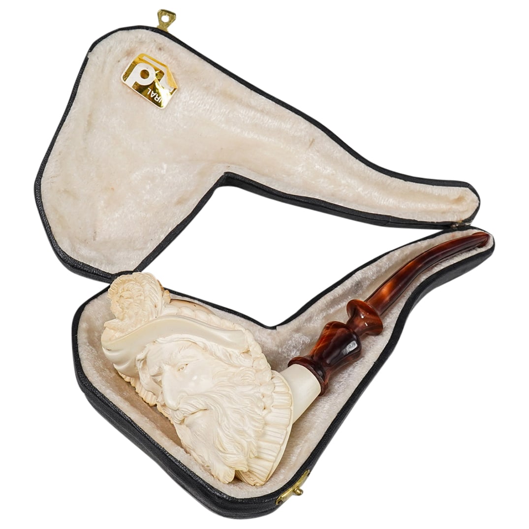 Vintage Carved Meerschaum Figural Pipe (1 of 7)