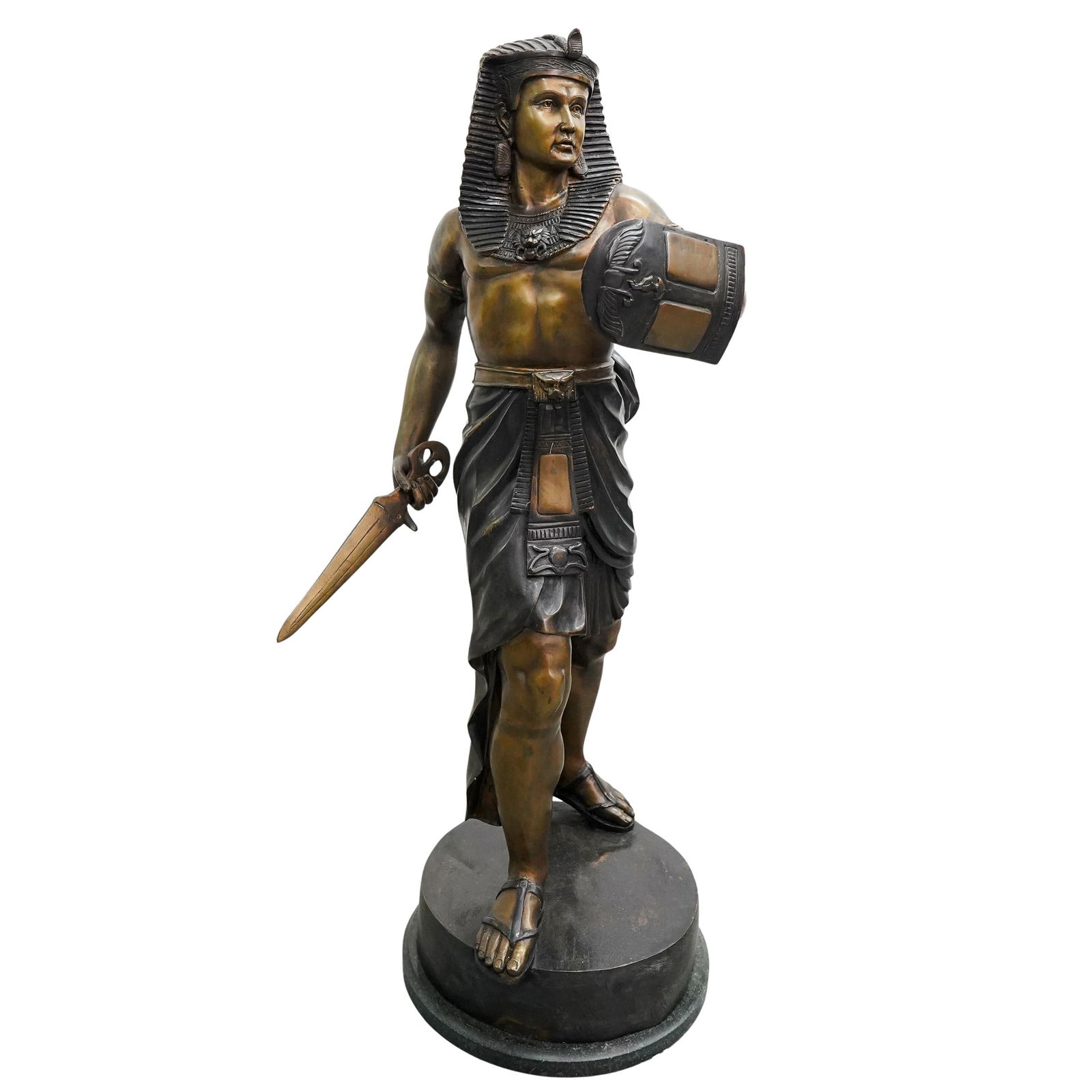 Large After Emile Louis Picault Pharaoh Sculpture (1 of 6)