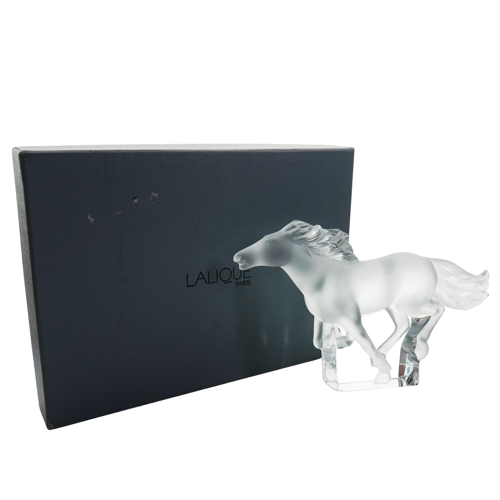Lalique Crystal 'Kazak Horse' Sculpture Paperweight (1 of 8)
