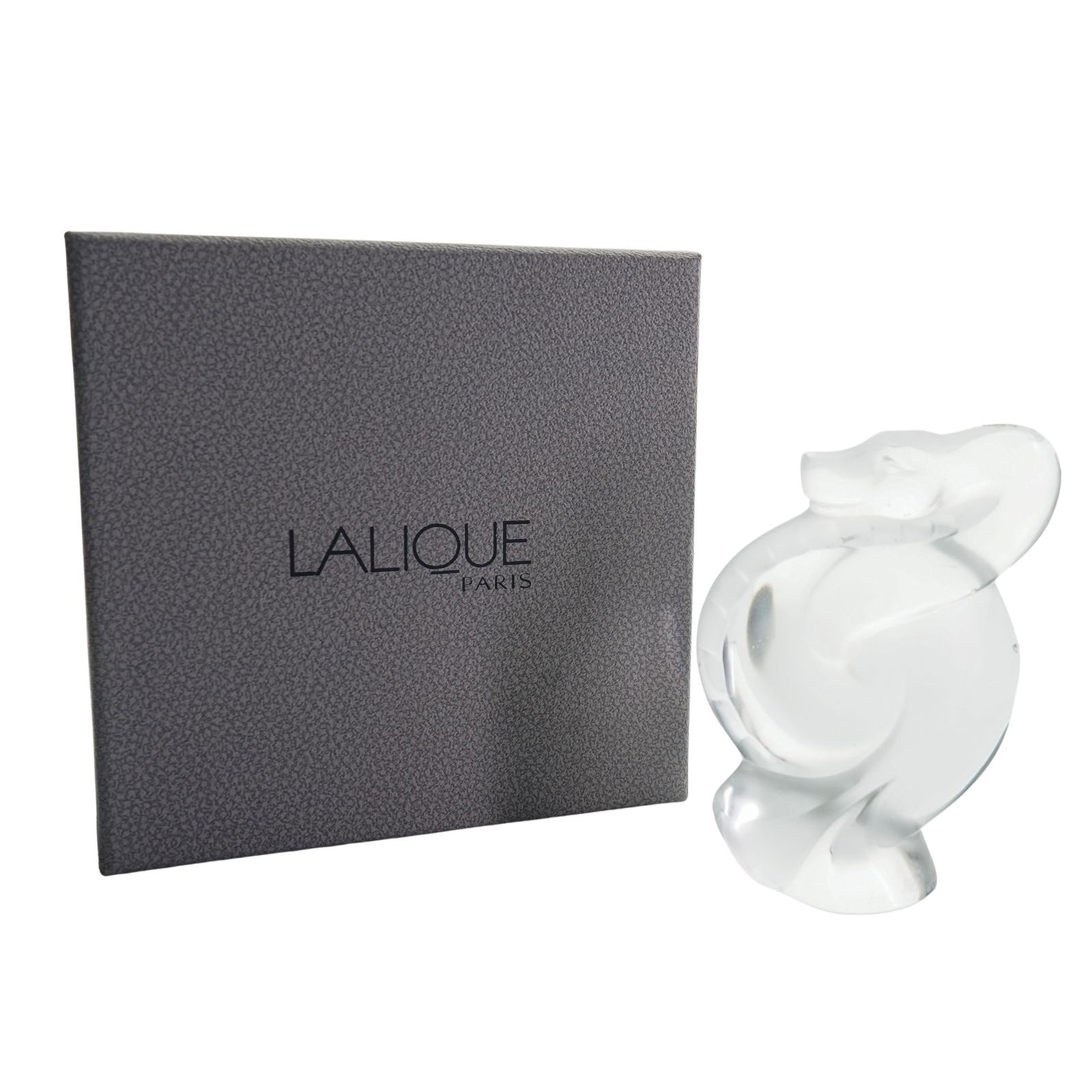 Lalique Crystal 'Serpent' Paperweight Figurine (1 of 5)