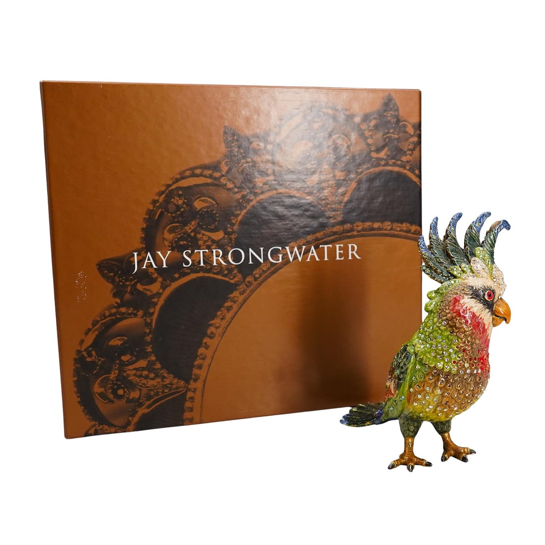 Jay Strongwater Cockatoo Enamel Figurine Sculpture (1 of 10)