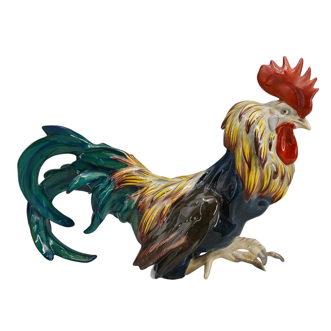 German Rosenthal By J. Feldtmann Porcelain Rooster Figure (1 of 6)