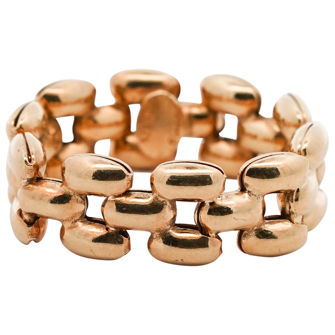 Italian 18K Gold Over Sterling Silver Ring (1 of 4)