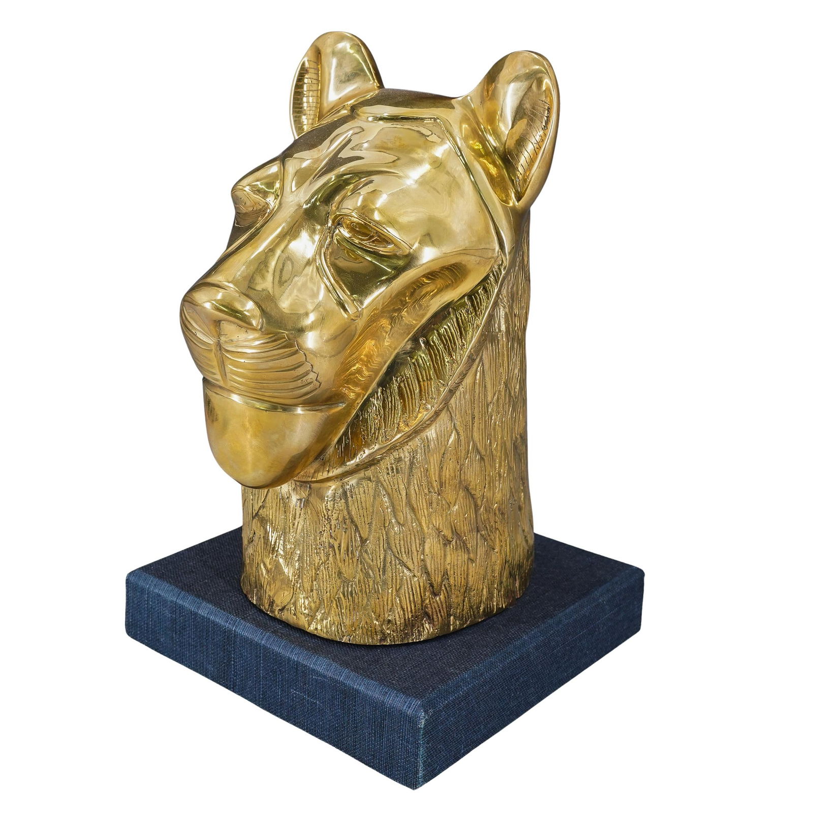 Large Lion Head Sculpture (1 of 4)
