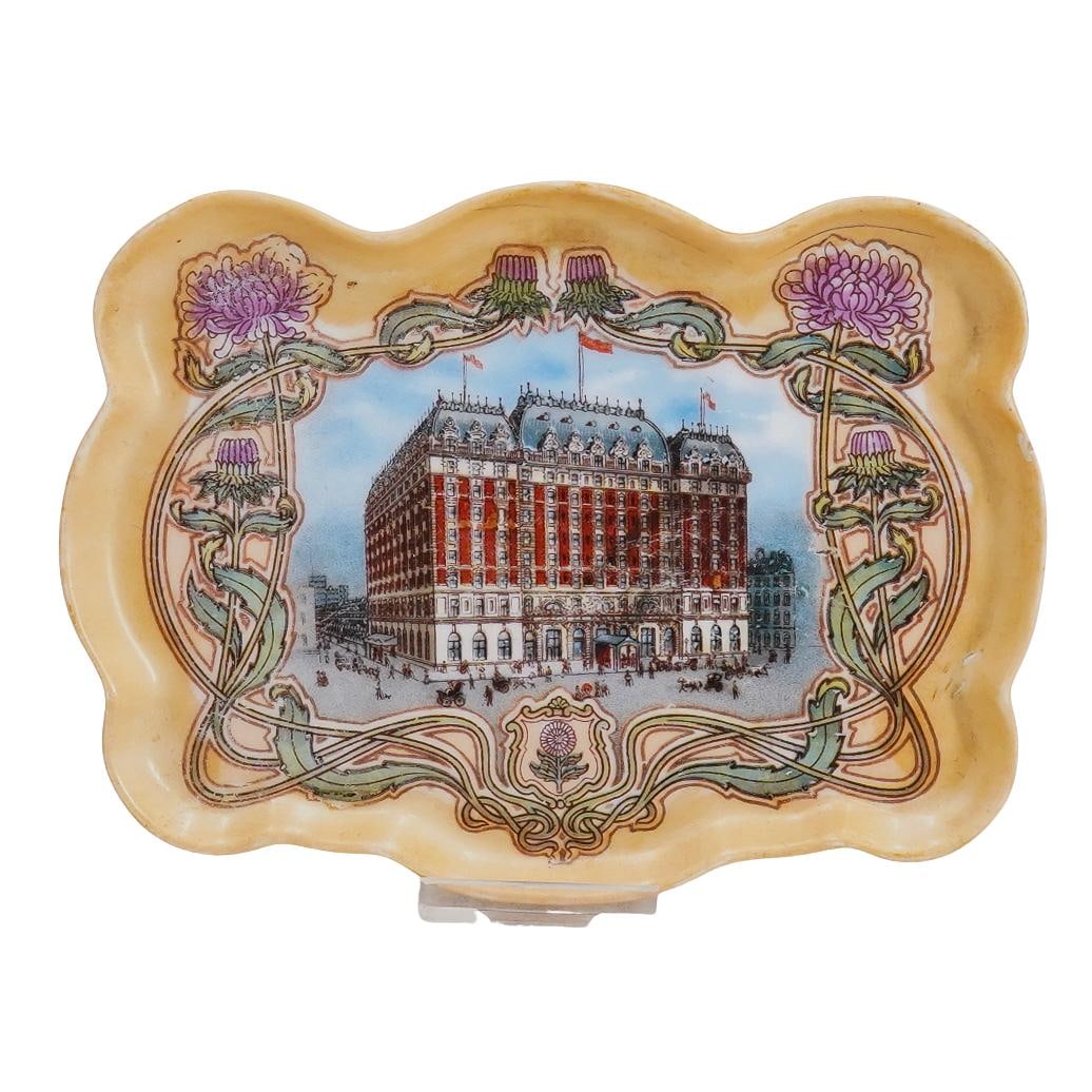 Antique German Rudolstadt Small Porcelain Tray (1 of 4)