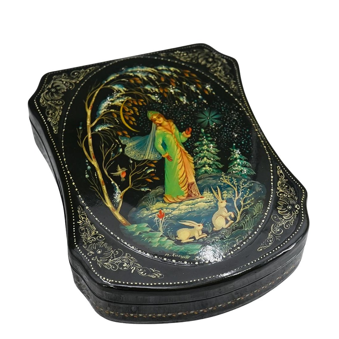 Russian Lacquered Box (1 of 4)