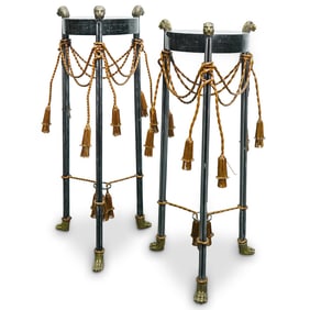 Pair Maitland Smith Pedestals
