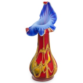 Essie Zareh (Azerbaijani, XX) Jack In The Pulpit Baijan Glass Vase