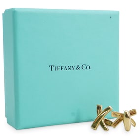 Pair Paloma Picasso For Tiffany & Co. 18K Gold Cufflinks