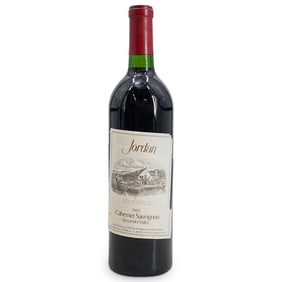 1983 Jordan Vineyard Cabernet Sauvignon Red Wine Bottle