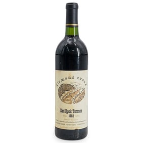 1982 Diamond Creek Red Rock Terrace Cabernet Sauvignon Wine Bottle