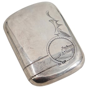 Russian Silver Cigarette Case