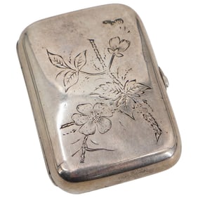 Antique Russian Silver Cigarette Case