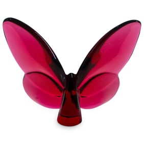 Baccarat Crystal "Lucky Butterfly" Figurine