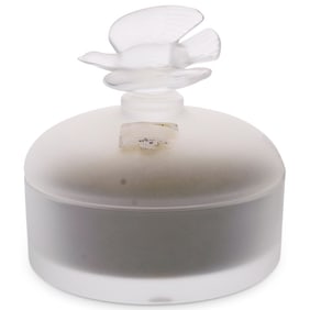 Vintage Lalique L"Air Du Temps Covered Box For Nina Ricci