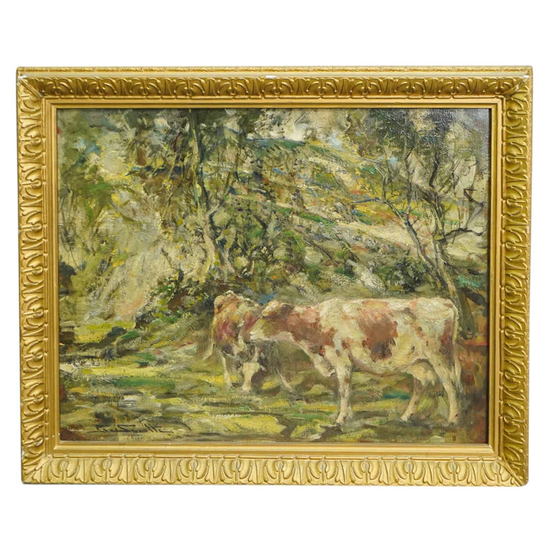 George Smith RSA (Scottish, 1870-1934) Oil on Canvas Painting (1 of 7)